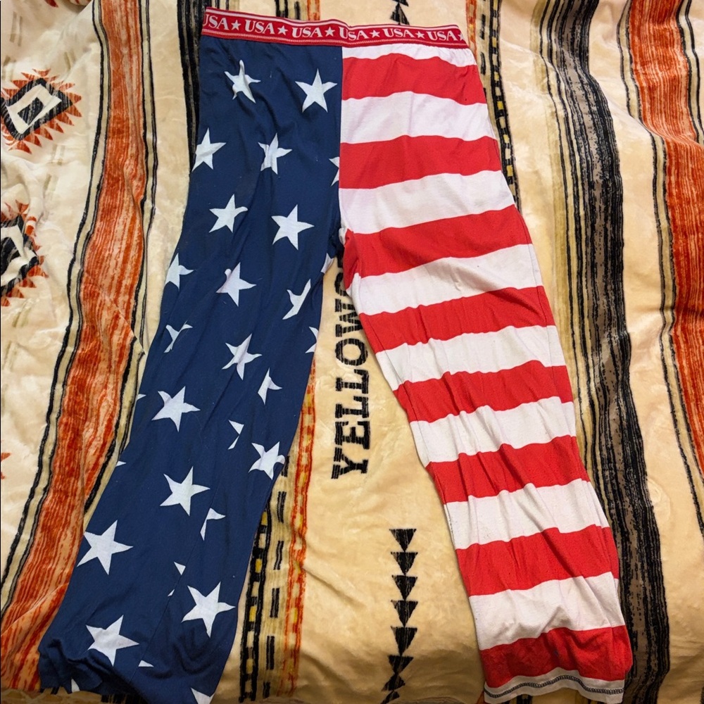 Top Drawer USA Flag Pajama Pants